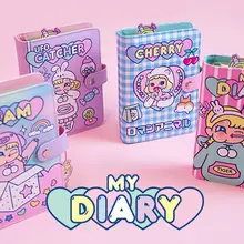 Kawaii DIY записная книжка A6, корейский дневник на спирали, планировщик, органайзер, записная книжка, записная книжка для девочек