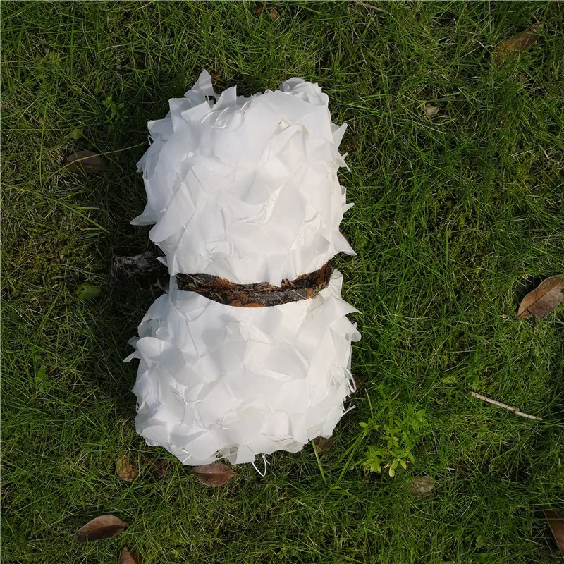 Sunshade Net Camouflage Netting 2 Layers Snow White Camouflage Net 2X3-4X5M
