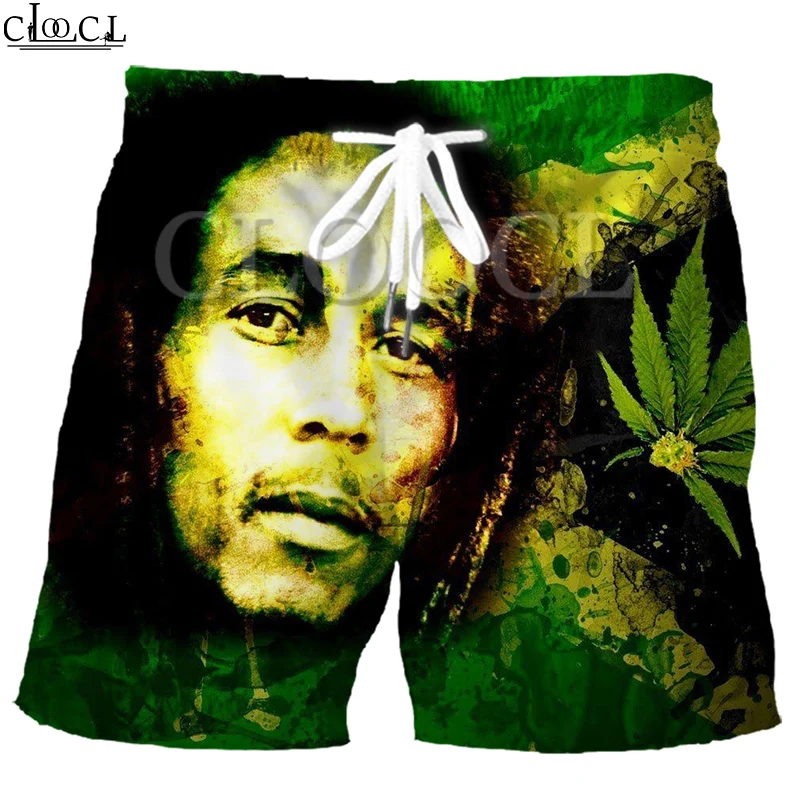 CLOOCL Singer Reggae Creator Bob Marley 3D Print Fashion Summer Men Shorts Leisure Sport Hip Hop Beach Sweatpants