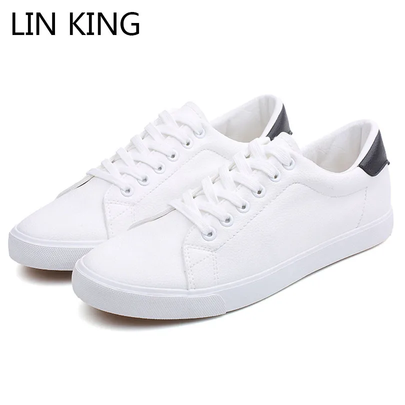 LIN KING Men Casual Shoes Comfortable Lace Up Outdoor Sneakers Lightweight Vulcanized Shoes Student Flats Tenis Trainers Shoes LIN KING Men Casual Shoes Comfortable Lace Up Outdoor Sneakers Lightweight Vulcanized Shoes Student Flats Tenis Trainers Shoes