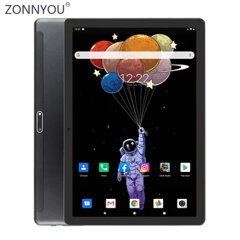 

New 10 Inch Tablet PC Android 9.0 OS Octa Core Dual SIM 4G Phablet 2.5D Tablet 3GB RAM 32 64GB ROM Bluetooth Wifi+64GB TF Card