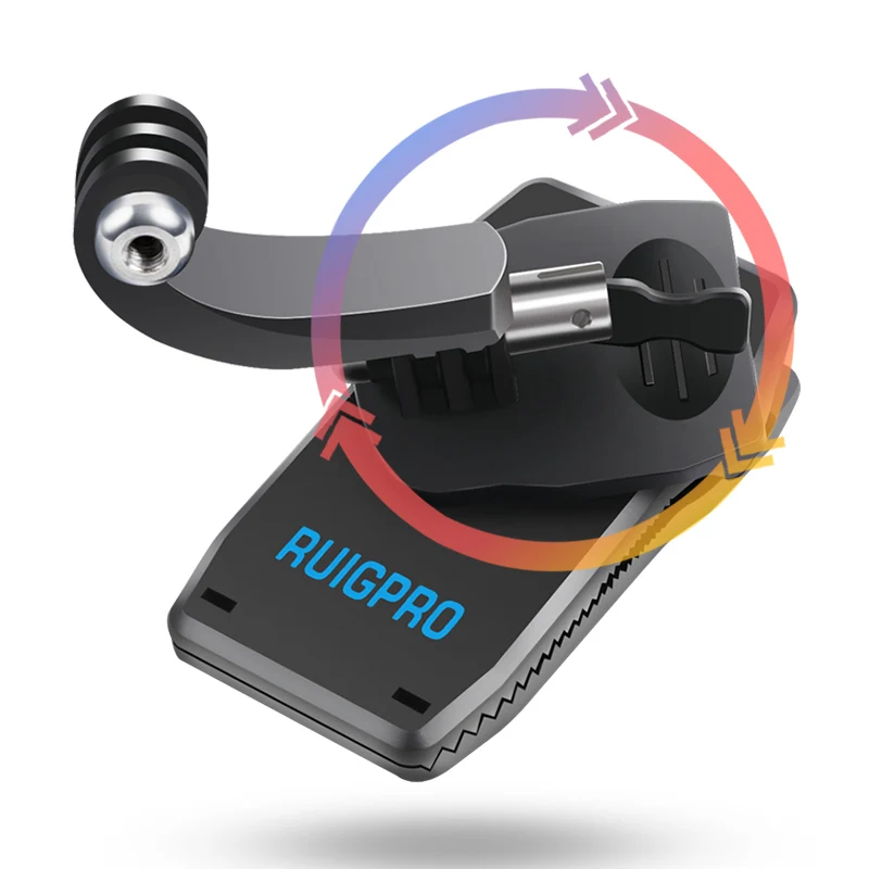 Зажим для рюкзака с поворотом на 360 градусов GoPro Hero 8 7 6 5 4 Xiaomi yi SJCAM SJ4000 DJI аксессуары