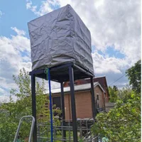 Durable Garden Outdoor Cover For Rain Water Tank Waterproof And Dustproof Cover Rainwater Tank Oxford Cloth UV Protection Cover