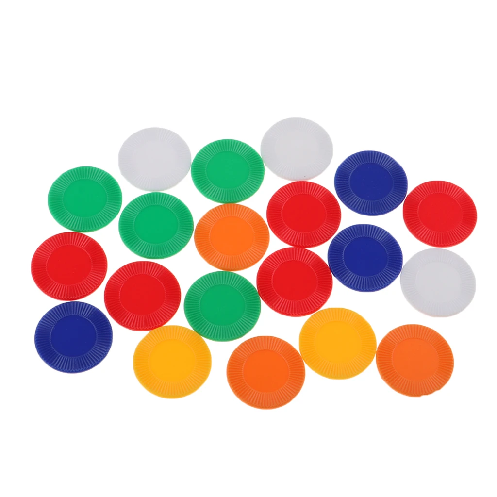 40 Pcs/set Game Money Coin Chips for Entertainment And Family Game