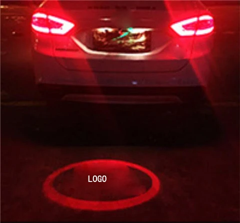 Автомобильный задний бампер противотуманная фара светодиодный проектор задний светильник для jeep mercedes benz x164 w205 w221 C200 range rover l405 l494 аксессуары - Испускаемый цвет: for bmw logo