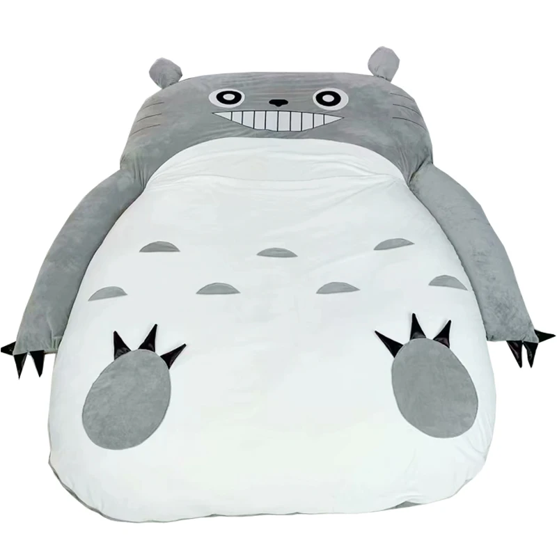  Last one cheap 0.8*1.2m My Neighbor Totoro Tatami Sleeping Bed Beanbag Sofa for baby Warm Cartoon T