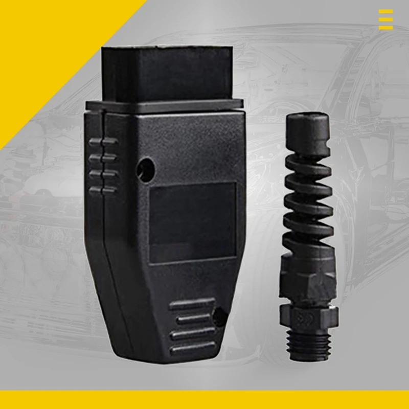 OBD2 16Pin Мужской Женский Разъем адаптер OBD2 16Pin адаптер для проводки 16Pin Shell