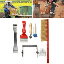 7 шт. скребок для пчелиного улья инструменты скребок пчеловода щетка раскапывающая Вилка Королева Catcher наборы для домашнего пчеловодства оборудование