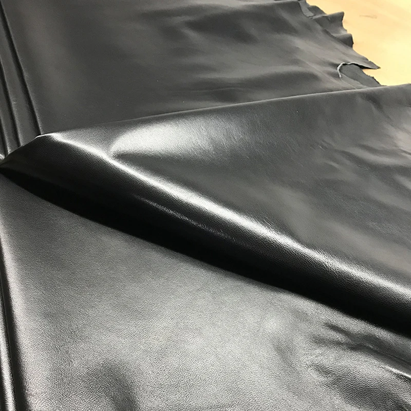 블랙 워싱 염소 리얼 그레인 가죽 품질 A 등급  가죽, 부드러운 양 가죽, 장갑 의류용 전체 스펠트가죽