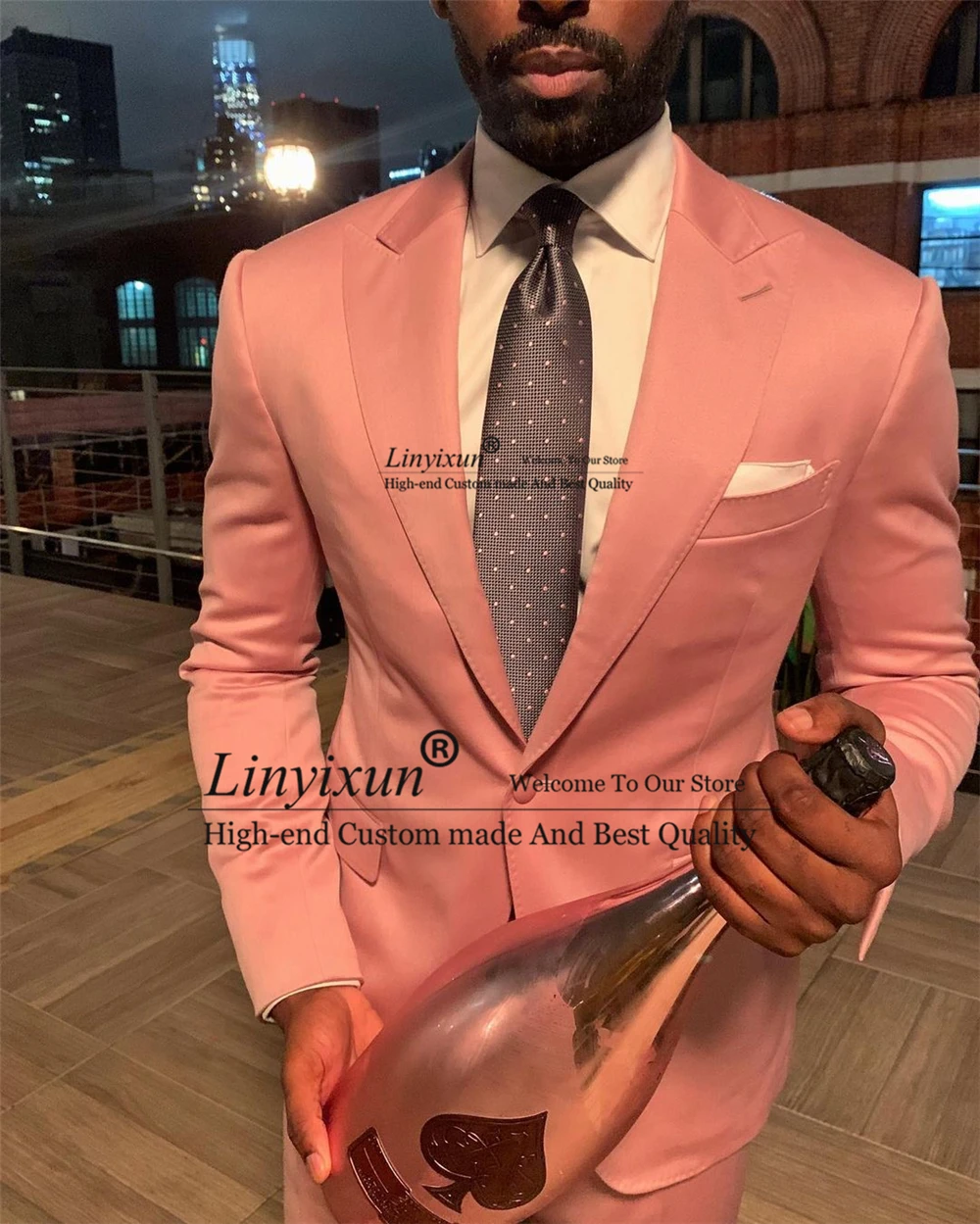 大口購入大量購入対応 メンズピンクのスーツ エレガントなビジネススーツ 結婚式のネクタイ イブニングウェア 2ピースセット ジャケットとパンツ Suits 春夏 Men S Clothing Suits Blazers Patnacomputers Com