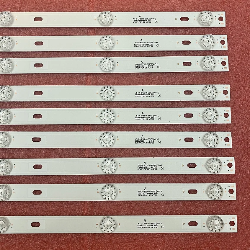 5 대 = 45pcs LED 백라이트 스트립 PEERLESS 55 스마트 TV 5530 JS-D-JP5510-A61EC/B61EC E55DU1000 4K FHD