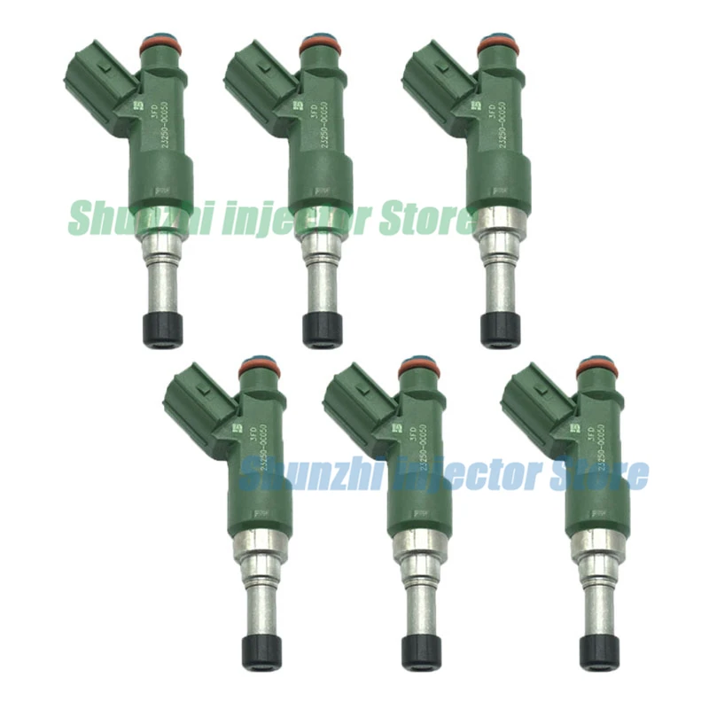 6pcs Fuel Injector Nozzle For Toyota Hilux Vigo Oem232090c050