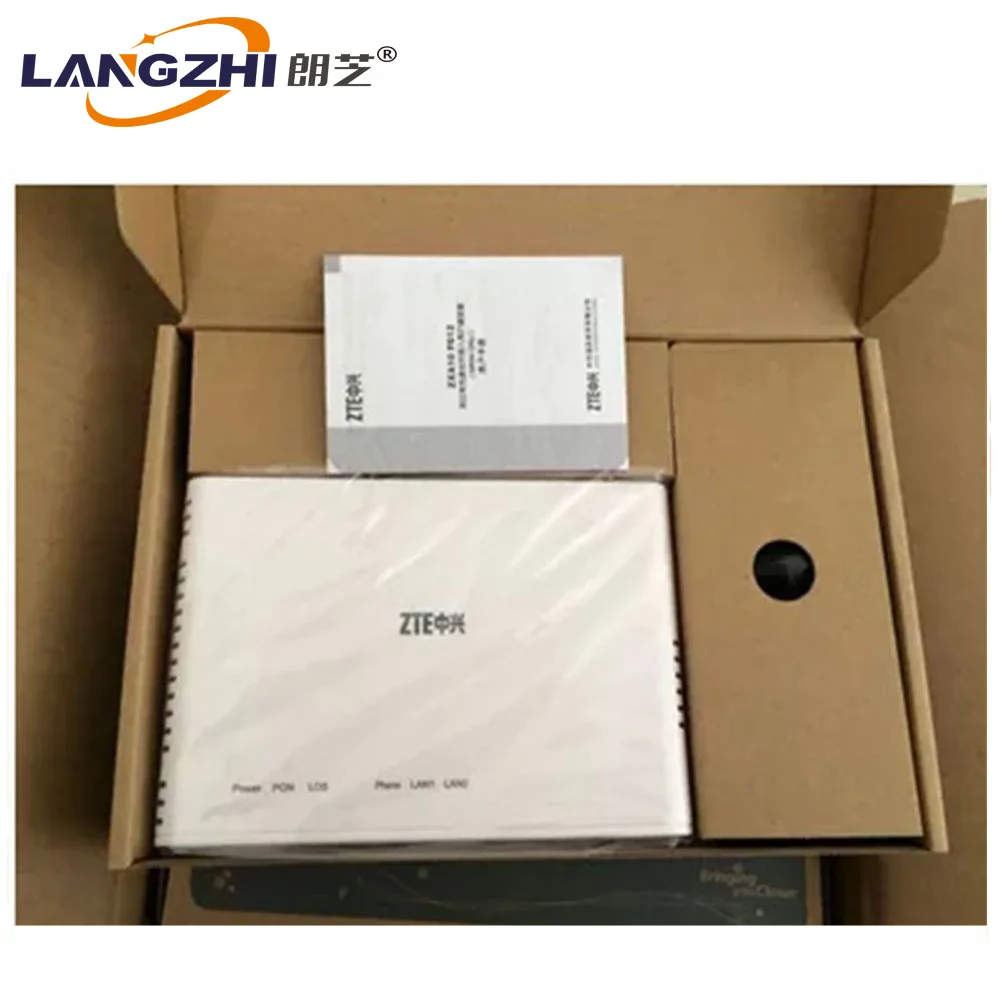 Orinigal Zte F612 2 порта Ethernet + 1 порт Telefoon en Gpon терминал Ftth Ont toepasing OP Modus Engels Versie