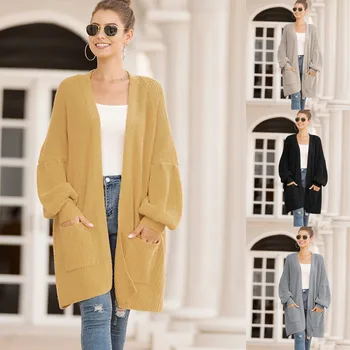 

2019 News Women's Fashion Winter Warm Thick Outerwear Long Sleeve Hooded Solid Cotton Winter Long-Sleeved Overcoat