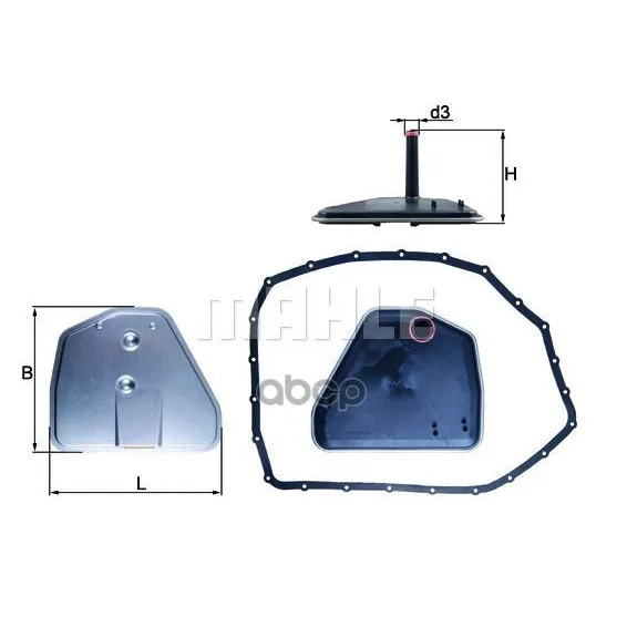 Фильтр Акпп Audi A4/A6/A8 04- Mahle/Knecht Hx164d Mahle/Knecht арт. HX164D