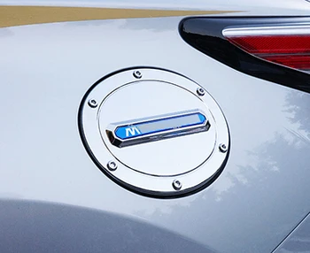 

Car styling ABS Chrome Fuel Tank Cover For Nissan Murano 2015 2016 Gas Tank Cap Fuel Cap Cover Trim Exterior Car Accessories