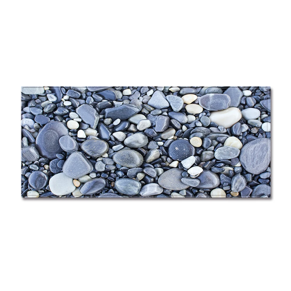 Simulated Pebble Bathroom Carpet Doormat Hallway Bath Mat Kitchen Mat Anti-slip Modern Area Rugs Living Room Decor - Цвет: C