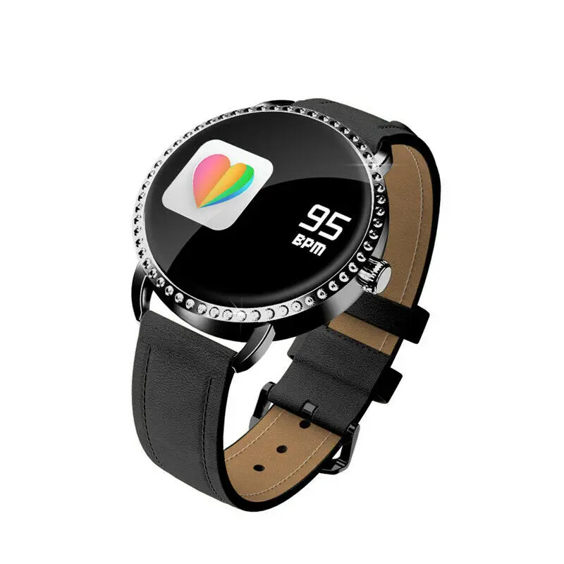 

Women Smart Watch Waterproof Heart Rate Monitoring Girl Wristband for IOS Android