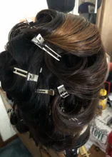 Pelucas de cabello humano brasileño Remy para mujer, postizo de encaje de 4x4 con ondas, línea de pelo prearrancado