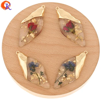 

Cordial Design 30Pcs 22*50MM Jewelry Accessories/DIY Pendant/Hand Made/Drop Shape/Dried Flower In Resin Charms/Earring Findings