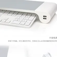 4 порта USB монитор увеличивающий стенд алюминиевый держатель кронштейн для ноутбука ПК компьютер DQ-Drop