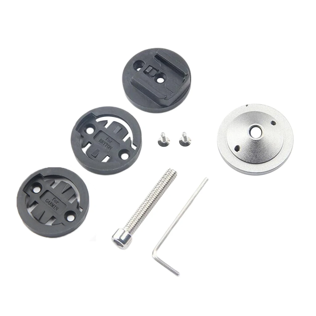 Aluminium Alloy Bicycle Stem Top Cap Computer GPS Stopwatch Mount Holder for Garmin