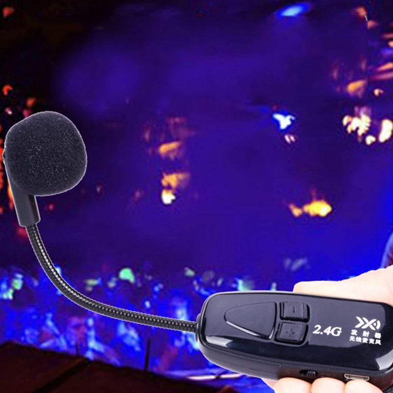 Горячая AMS-2.4G беспроводной зажимной микрофон петличный лацкан микрофон мобильный телефон беспроводной микрофон Erhu Пикап микрофон
