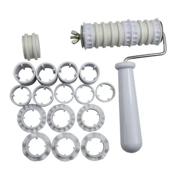 

Kitchen DIY Baking Tools Fondant Cake Tool Kitchen Mold Big Roller Cake Ribbon Embossing Roller Set Bakeware Cake Tools HOT