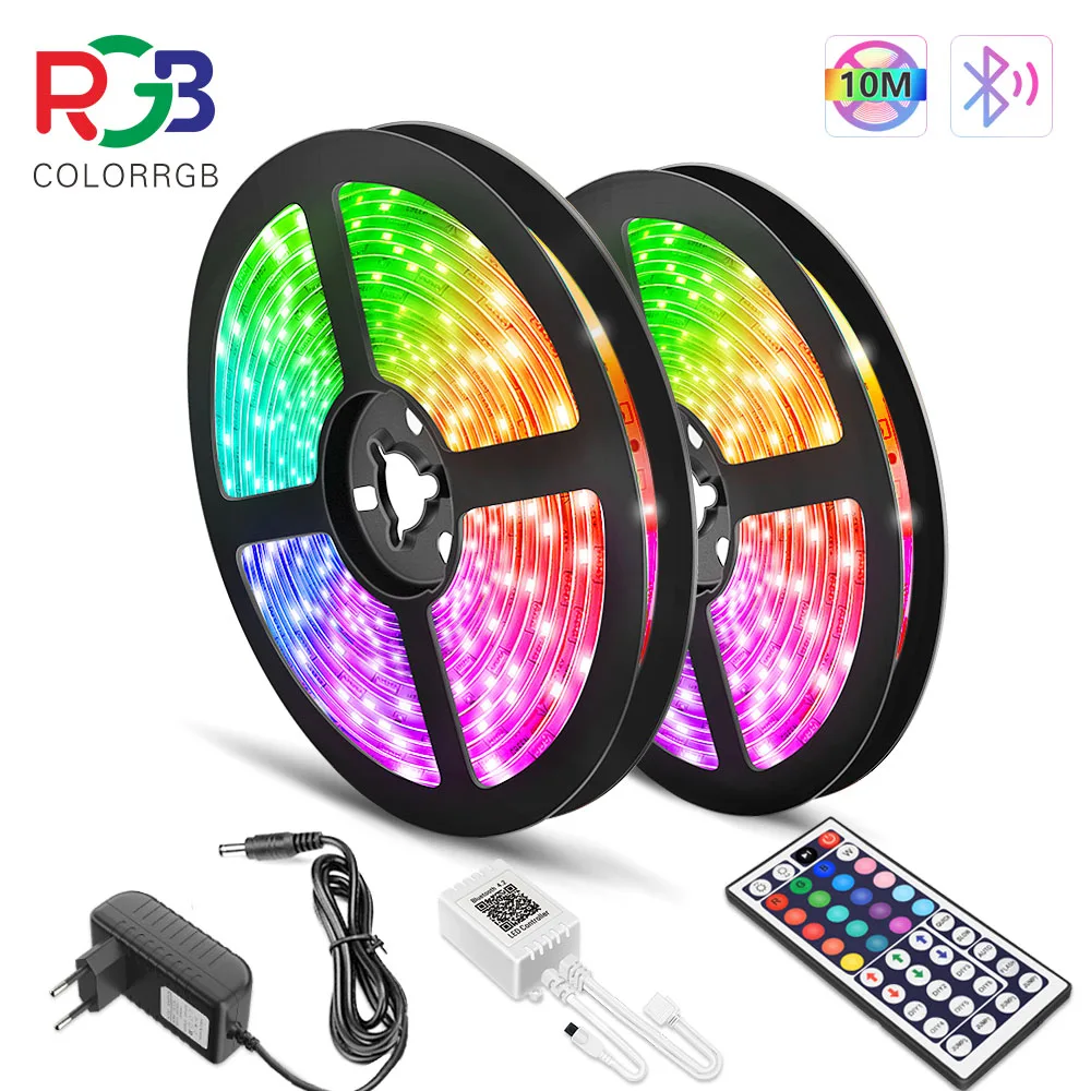 5 м 10 м Светодиодная лента светильник RGB 5050 гибкая лента fita светодиодный светильник rgb лента диод DC 12 В + пульт дистанционного управления|Светодиодные ленты|   | АлиЭкспресс - 100 топовых товаров с Али