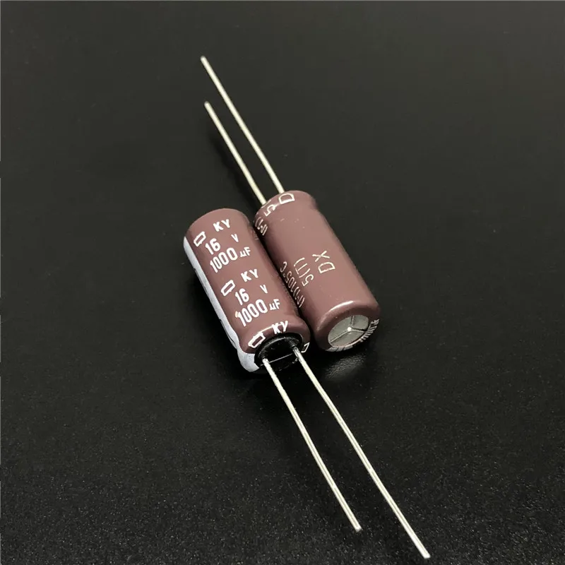 100 шт. 1000 мкФ 16 В NIPPON NCC серия KY 8x20 мм низкий ESR 16V1000uF алюминиевый электролитический