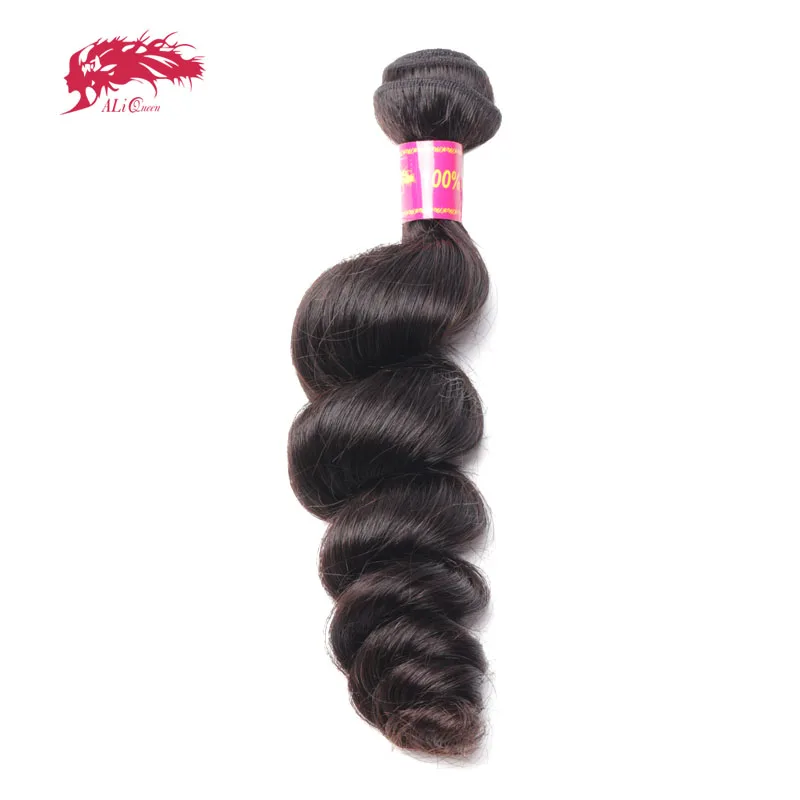 

Brazilian Loose Wave Bundle 10-30 Inches Virgin Human Hair Weave One Cut Ali Queen Hair Natural Color Unprocessed Hair Extensions