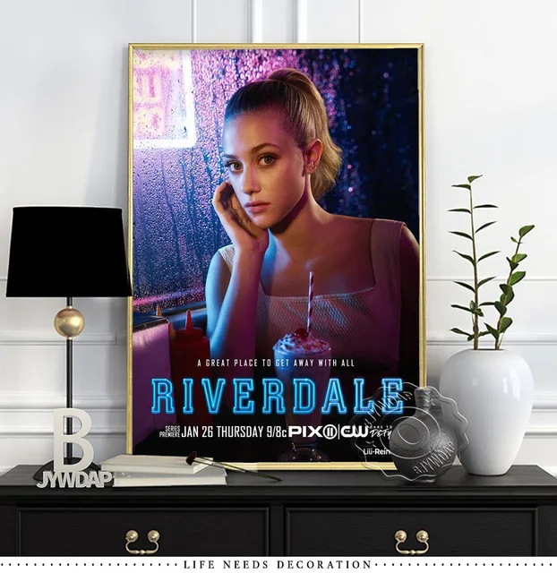 Affiche d'art de série Tv Riverdale saison 3, film, cadeau, toile légère,  peinture murale, image pour décoration de maison - AliExpress
