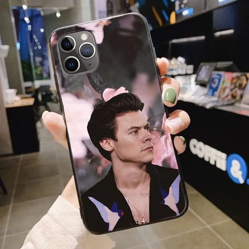 Harry Styles Pink Flowers 