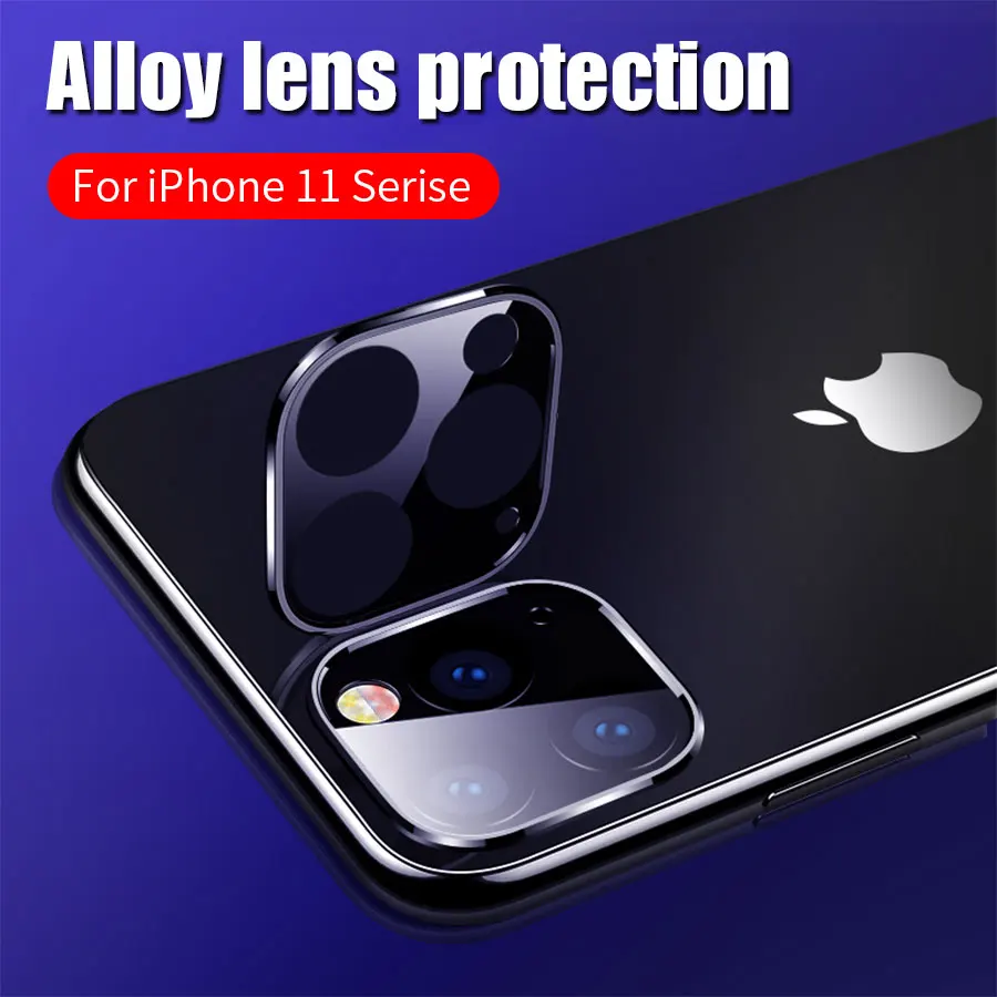 Новое обновление металлическое кольцо чехол для камеры apple IPhone 11 Pro Max задняя
