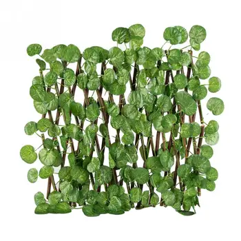 

Expanding Retractable Fence Trellis Artificial Garden Plant Privacy Screen Artificial Plant Backyard Home Decor Greenery Walls