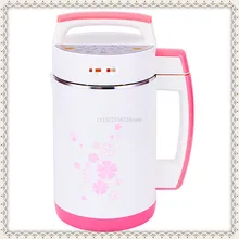 2L 220V многофункциональная машина для размешивания соевого молока приспособление для приготовления пасты из нержавеющей стали без Фильтра Автоматический нагрев сои-бобов соковыжималка для молока