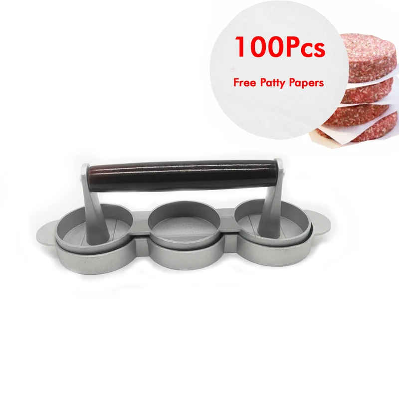 3pcs Hamburger Patties Maker Burger Hamburger Press Meat Press Cookware