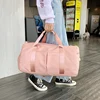 Bolso de viaje grande para mujer, bolsa de viaje con compartimiento para zapatos, bolsa de almacenamiento de ropa, bolso de hombro ► Foto 2/6