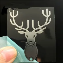 DIY Украшение Металлическая Наклейка лося s для huawei Xiaomi Мобильный телефон кожаный бумажник для ноутбука Автомобильная чашка Свадебные украшения для приглашений стикер