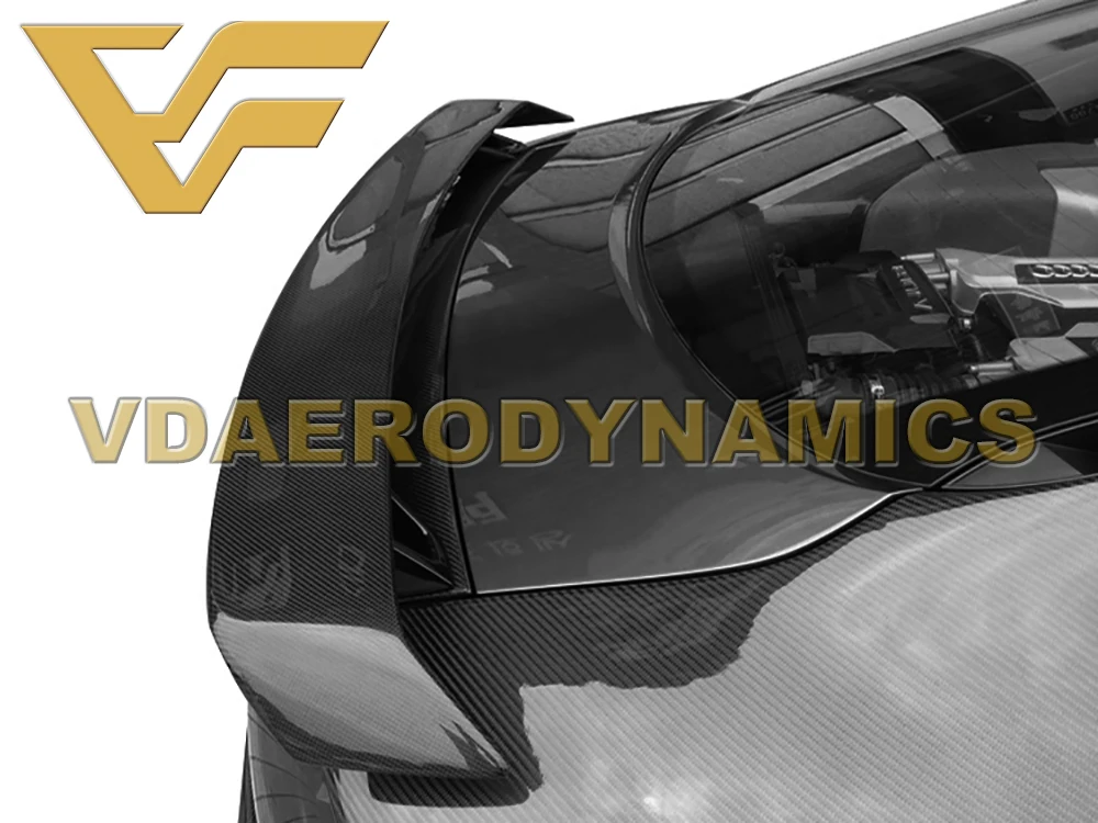 Подходит для 07-15 16-19 Audi R8 V10 обновление до AFD-VT углеродного волокна спойлер на задний багажник, крыло-2 стиля