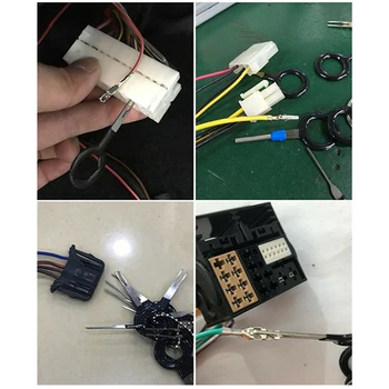 

Extractor Releasing Electrical Set Circuit Needle Tools Pin Puller 21Pcs Motorcycle Terminal Removal Cable Accessories