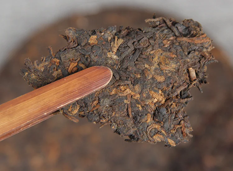 Menghai Qizi Bing Cha Ripe Pu'er в возрасте Шу Pu'er торт дань Pu-erh 357 г