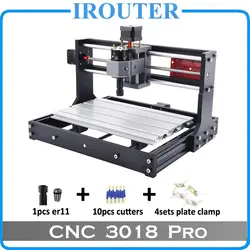 CNC3018 withER11, diy мини ЧПУ гравировальный станок, лазерная гравировка, Pcb ПВХ фрезерный станок, деревянный маршрутизатор, ЧПУ 3018, лучшие