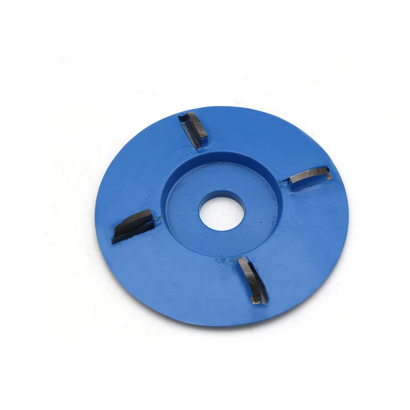 Flat 4 Teeth Blue 3/6 зубьев 90 мм диаметр 16 мм Диаметр отверстия мощность резьба по дереву режущий диск принадлежности для аппаратной обработки угловая шлифовальная машина инструмент полировка аксессуары - Цвет: Flat 4 Teeth Blue