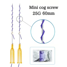 10pcs/Bag hot sale mini Cog Screw pdo barbed suture 25g 38mm fios de face thread cogs eye lift skin face lifting