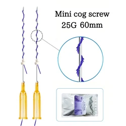 10pcs/Bag hot sale mini Cog Screw pdo barbed suture 25g 38mm fios de face thread cogs eye lift skin face lifting