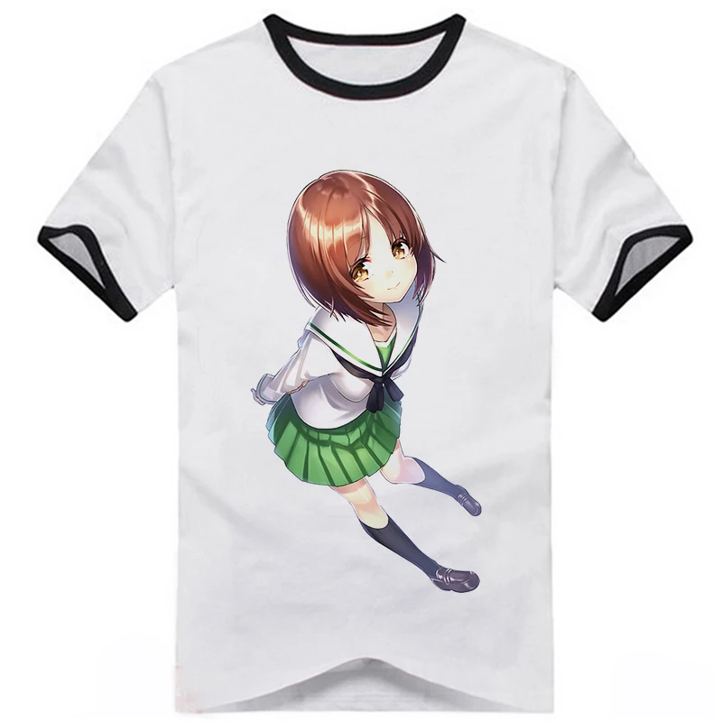 Футболка Nishizumi Miho saori takebe для косплея с аниме девушками и синцером Повседневная