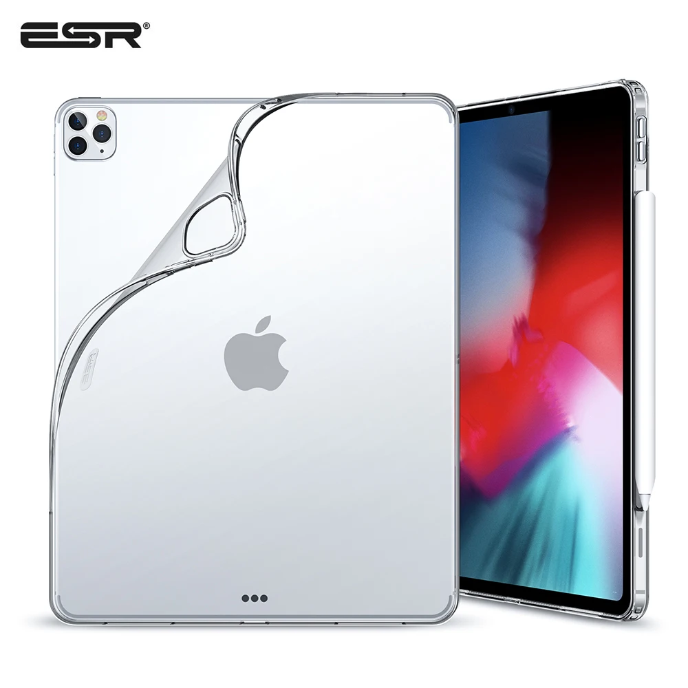 

ESR iPad Case for iPad Pro 11 12.9 Inch 2020 Soft Flexible Shock-Resistance Cover Ultra Thin Waterproof Protective Case