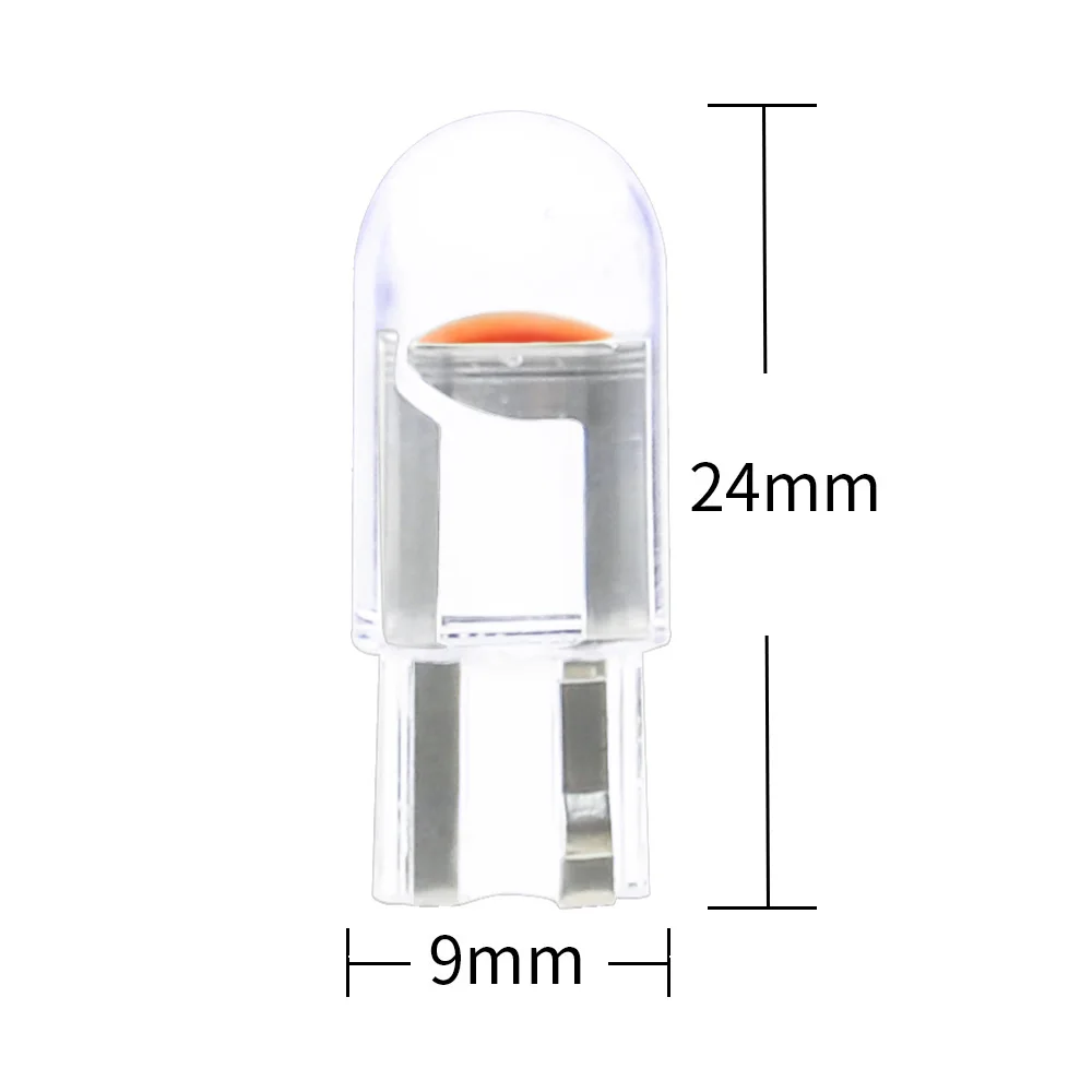 10 шт 12V 501 194 W5W 7020 SMD 2 светодиодный Футболка с принтом "автомобиль" Canbus Error Free Клин светильник лампочка Водонепроницаемый Автомобильный светодиодный лампы