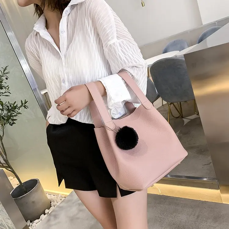 

Simple artistic fan hand canvas bag small pure pure color slanted across a shoulder large capacity bag